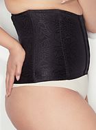 Shapewear waist cincher, front closure, waist and belly control, S to 5XL